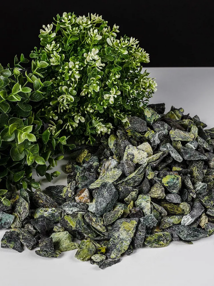 Змеевик или серпентинит крошка, фракция 10-20мм — 4