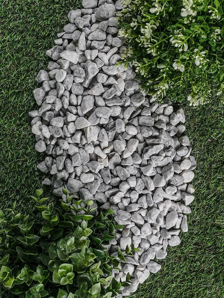 Мраморная крошка, галтованная, фракция 10-20мм — 4