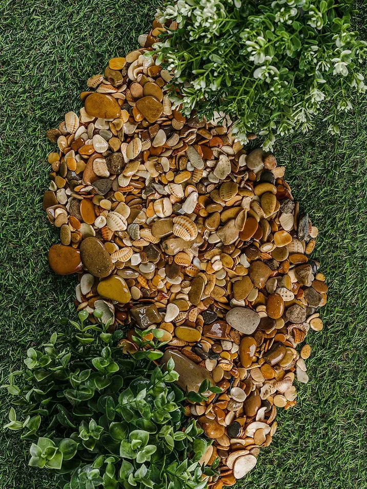 Галька каспийская с ракушкой, фракция 10-22мм — 7